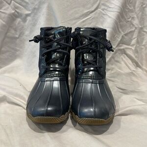 Sperry Duck Boots Girls Size 1